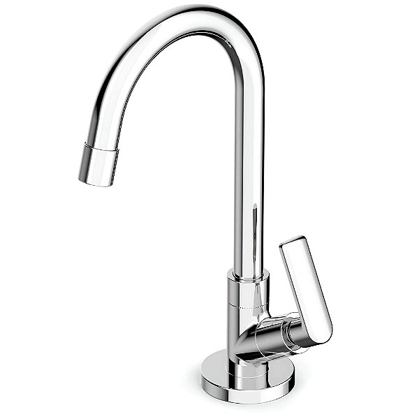 Torneira Banheiro Bancada Bica Alta Celite Smart-N - Cromado