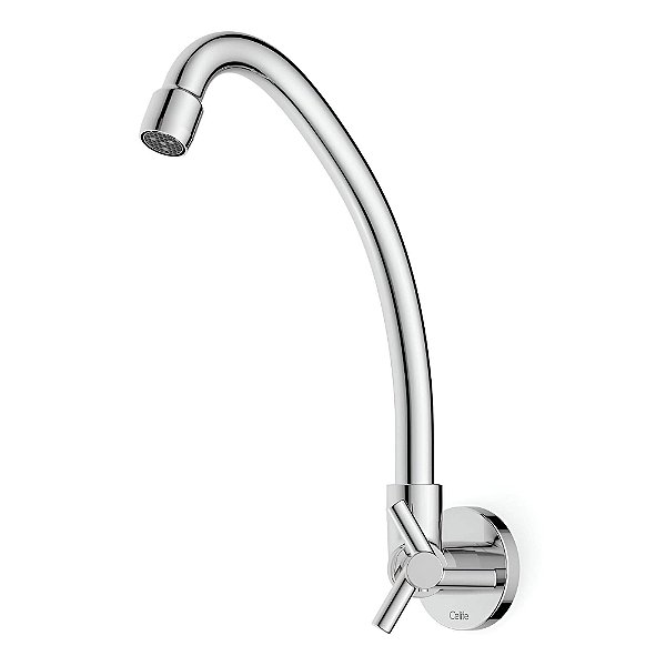 Torneira Cozinha Parede Bica Alta Celite One - Cromado