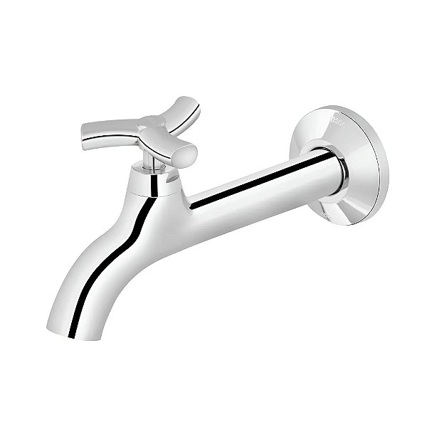 Torneira Tanque Parede Bica Baixa Docol Primor - Cromado