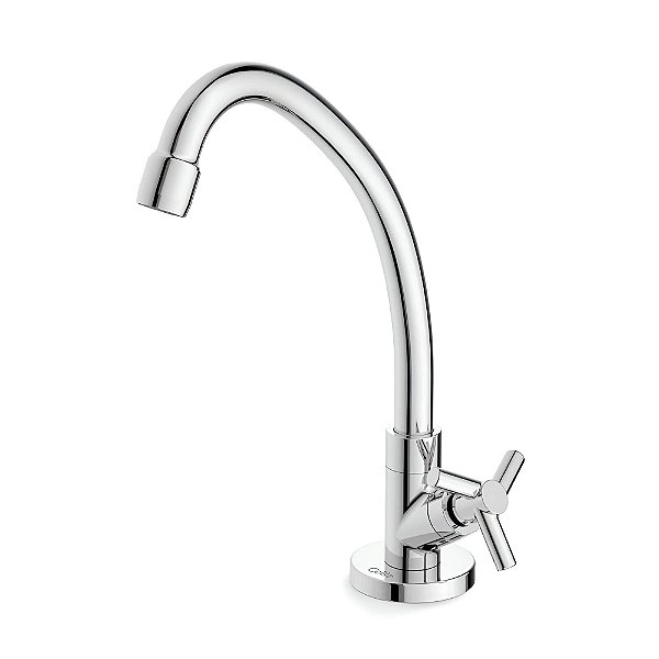 Torneira Cozinha Bancada Bica Alta Celite One - Cromado