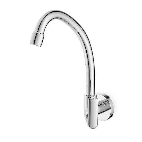 Torneira Cozinha Parede Bica Alta Celite Smart-N - Cromado