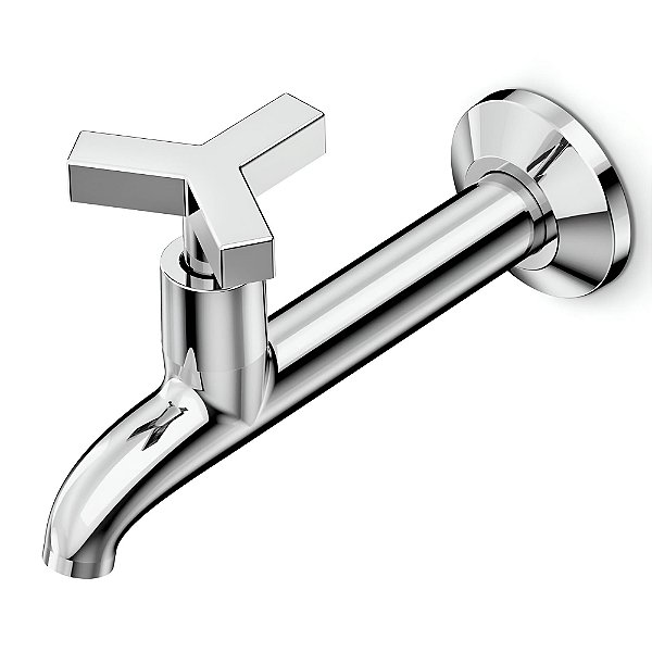 Torneira Tanque Parede Celite Up - Cromado
