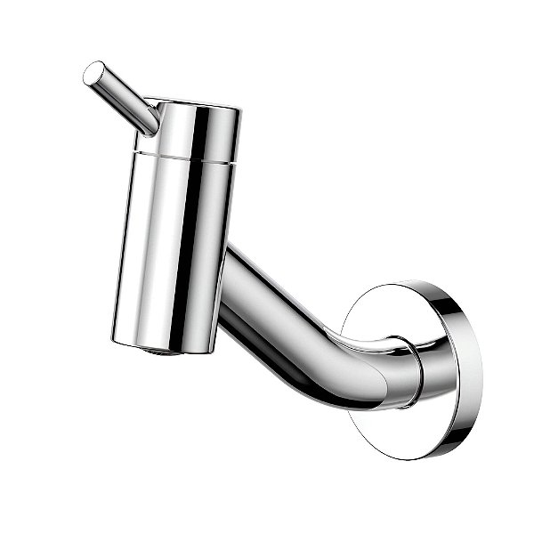 Torneira Banheiro Parede Bica Baixa Docol Lóggica - Cromado