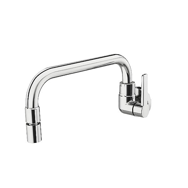 Torneira Cozinha Parede Bica Baixa Docol Gali - Cromado