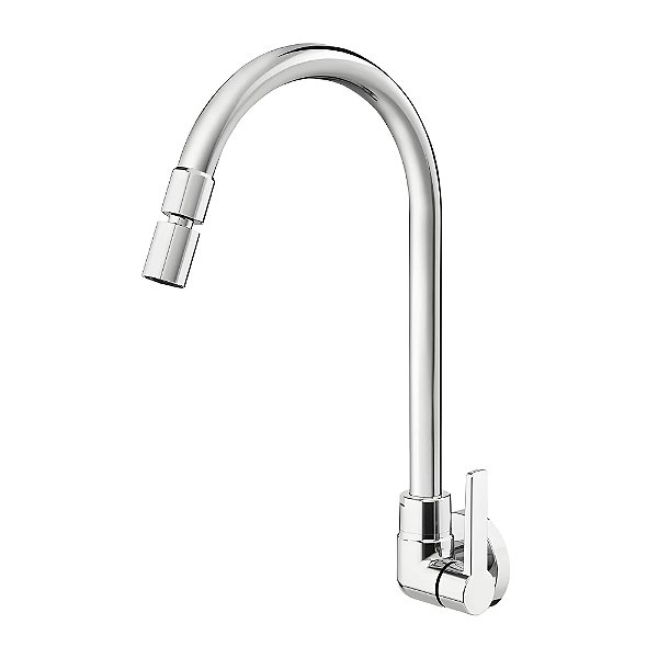 Torneira Cozinha Parede Bica Alta Docol Gali - Cromado