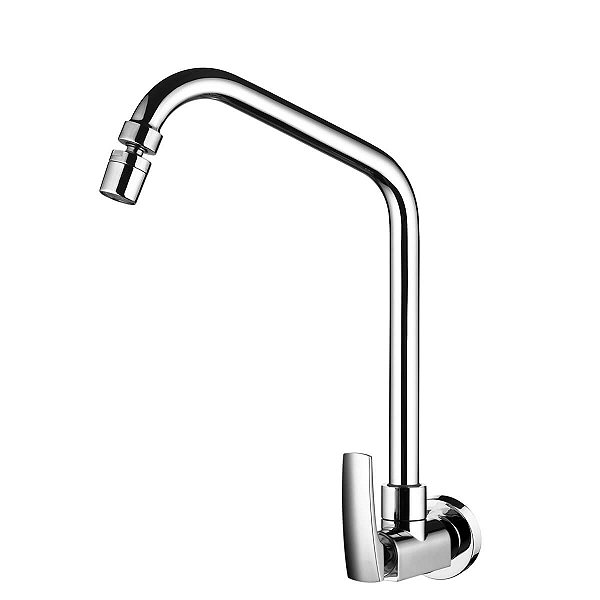 Torneira Cozinha Parede Bica Alta Lorenzetti Loren Like