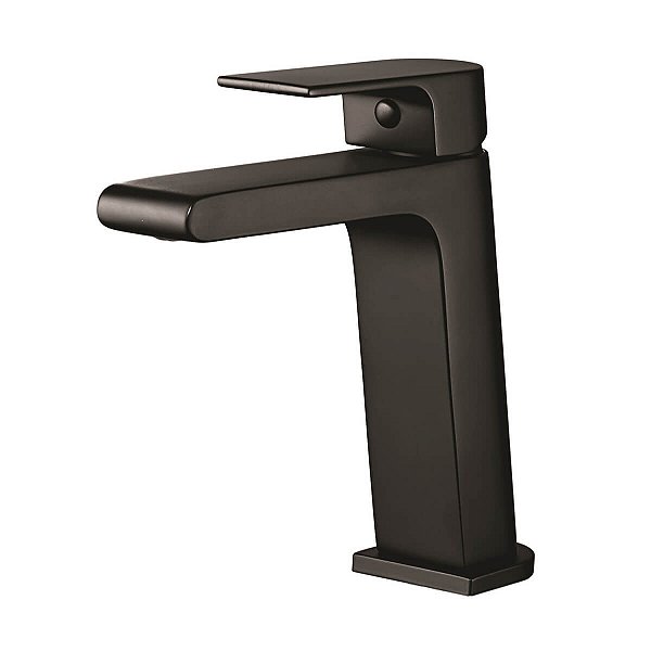 Torneira Monocomando Banheiro Bancada Bica Baixa Lorenzetti Loren Like Preto