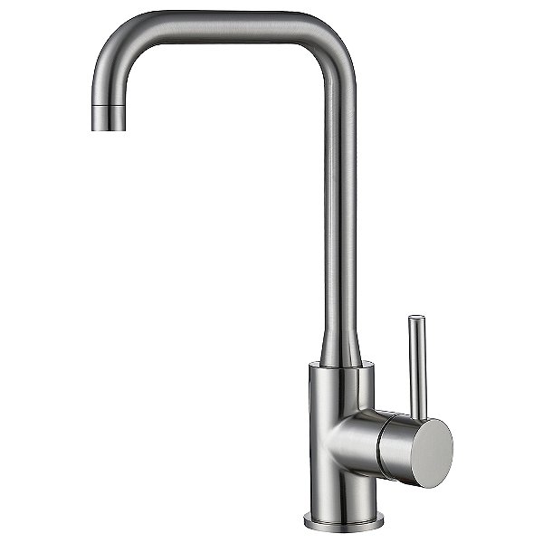 Torneira Monocomando Cozinha Bancada Bica Alta Lorenzetti Loft Nickel Escovado