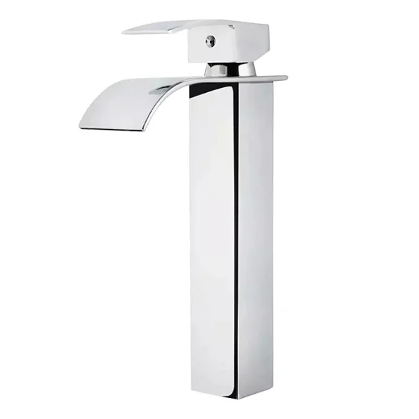 TORNEIRA BANHEIRO LAVABO MONOCOMANDO MISTURADOR CASCATA BICA ALTA