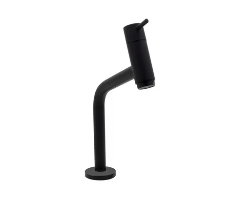 TORNEIRA PARA BANHEIRO LAVABO LINK BICA BAIXA PRETO BLACK