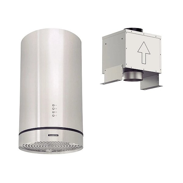 Coifa de Ilha Tramontina Tube Isla 35 Split Aço Inox com 35cm 220V