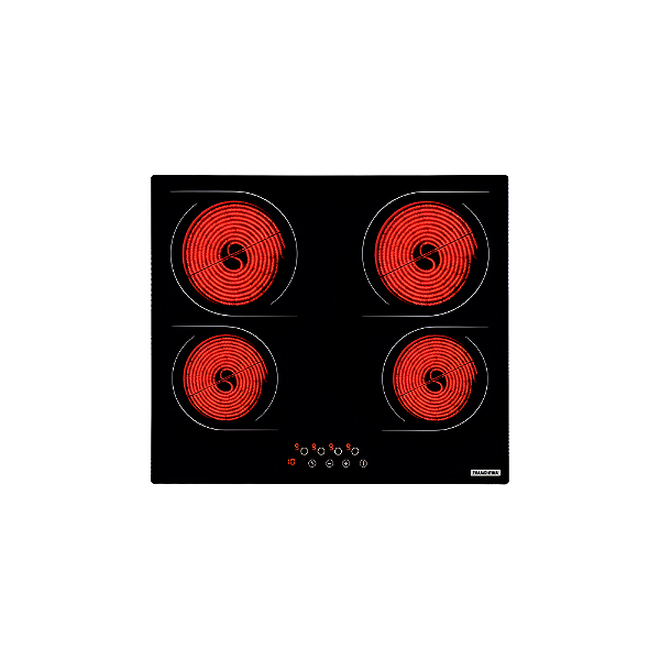 Cooktop Elétrico Vitrocerâmico com 4 Áreas de Aquecimento Touch Tramontina New Square - 220V