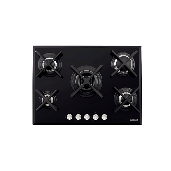 Cooktop a Gás em Vidro Temperado com Acendimento Automático 5 Boca Tramontina Design Collection - Bivolt