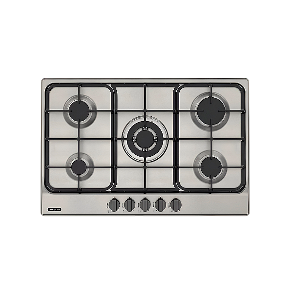 Cooktop a Gás em Aço Inox com Acendimento Automático 5 Bocas Tramontina Penta - Bivolt