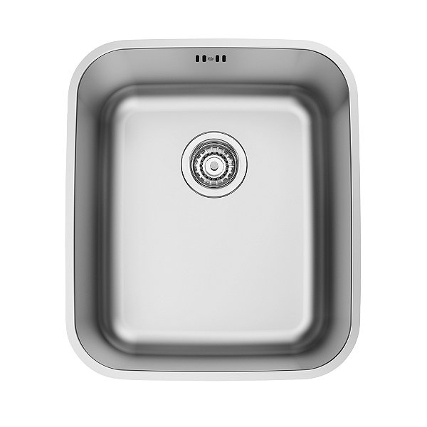 Cuba de Embutir em Aço Inox Escovado com Válvula Tramontina Dora 34 BL R6 34x40 cm