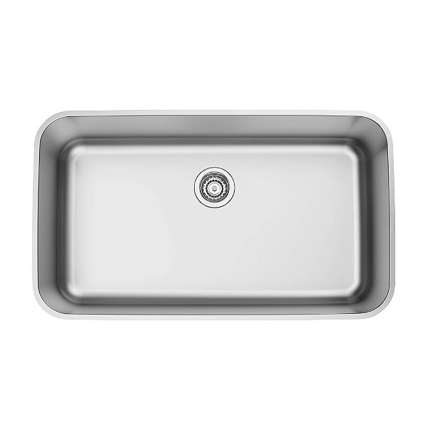 Cuba de Embutir em Aço Inox Escovado com Válvula Tramontina Dora 70 BL R6 70x40 cm