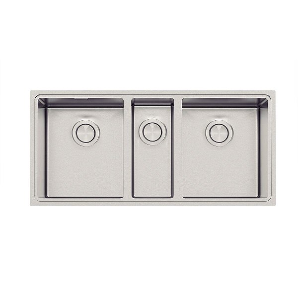 Cuba Tramontina Design Collection Quadrum 2.5 C 34 em Aço Inox com Acabamento Scotch Brite - Aço Inox