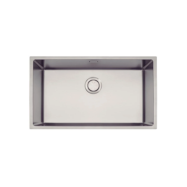 Cuba de Sobrepor em Aço Inox Acetinado com Válvula Tramontina Quadrum 70 70x40 cm