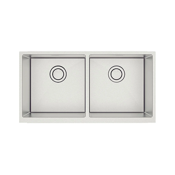 Cuba Tramontina Design Collection Quadrum Farm 2C 40 em Aço Inox com Acabamento Acetinado 40x40cm