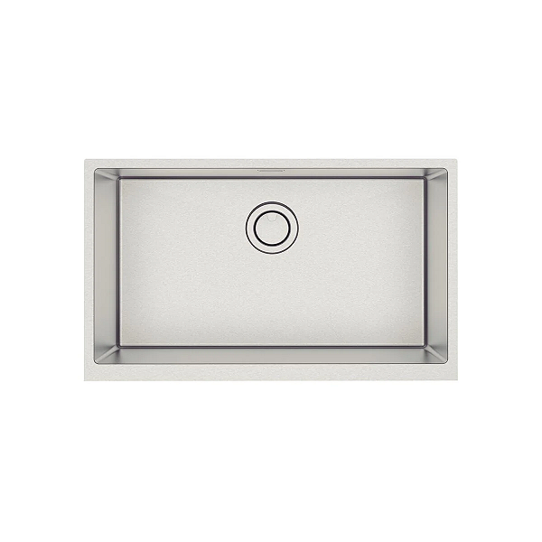 Cuba Tramontina Design Collection Quadrum Farm 1C 70 em Aço Inox com Acabamento Acetinado 70x40cm