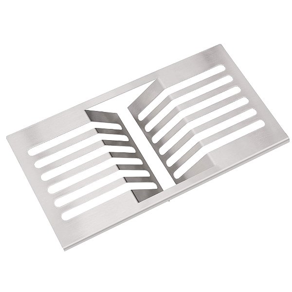 Escorredor de Pratos em Aço Inox com Acabamento Acetinado para Canal Organizador Flush Tramontina