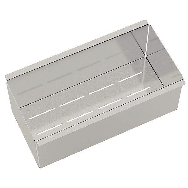 Escorredor Profundo 30cm em Aço Inox com Acabamento Acetinado para Canal Organizador Tramontina