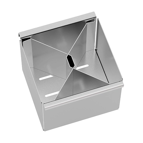 Escorredor de Pratos em Aço Inox com Acabamento Acetinado para Canal Organizador Flush Tramontina