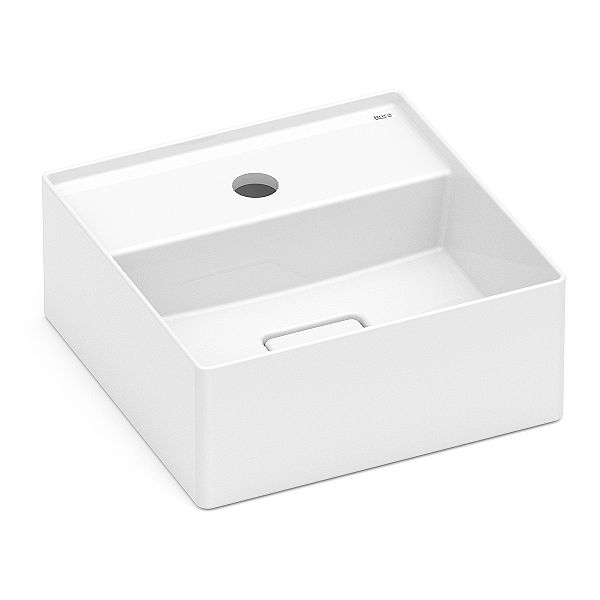 Cuba de Apoio com Mesa Roca Terra 30 x 30 cm T7 - Branco