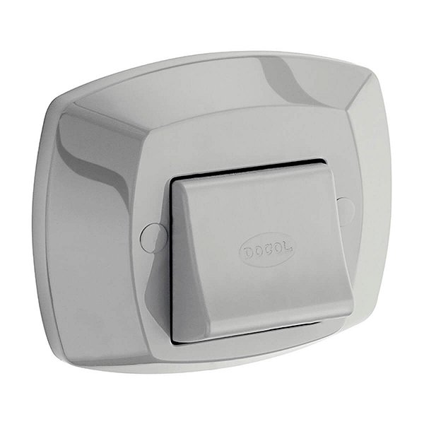 Acabamento Válvula Descarga Docol Stand Cinza Pérola