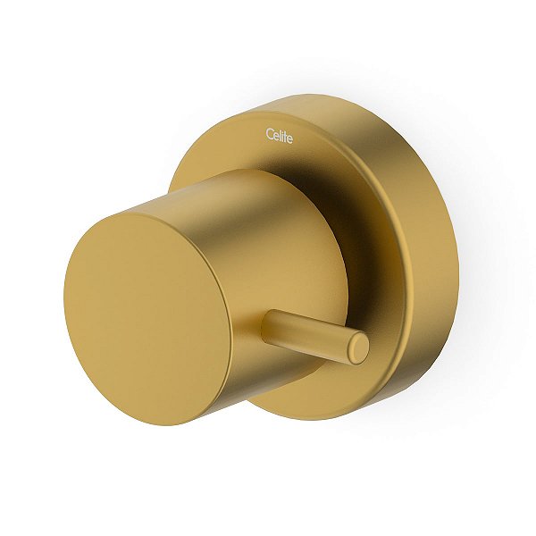 Acabamento Registro Celite Basic Base Docol - Ouro Fosco