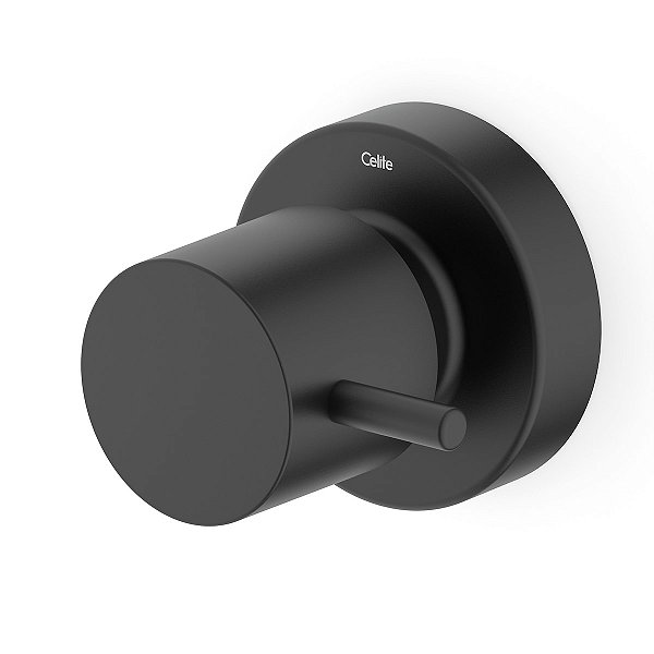 Acabamento Registro Celite Basic Base Deca - Preto Fosco