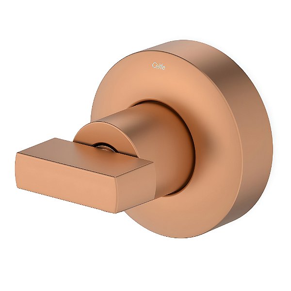 Acabamento Registro Celite Flow Base Deca - Rose Gold Matte