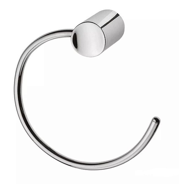 Porta Toalha Argola 15,9cm Docol Single Cromada