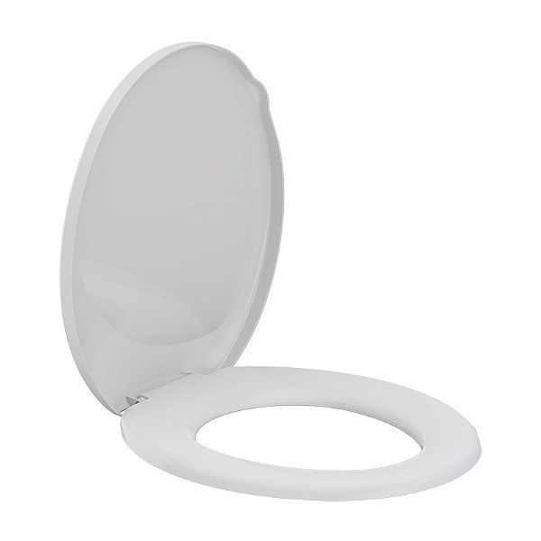 Assento Sanitário Oval PP Tigre Suavit Almofadado - Branco