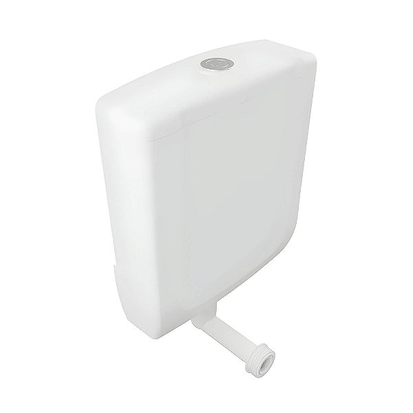 Caixa de Descarga Baixa Astra CB1 Duplo Acionamento Branca