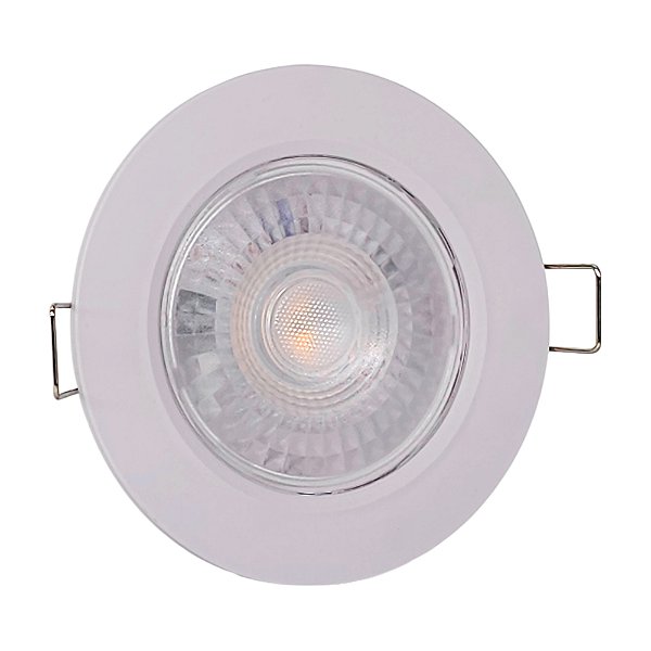 Spot LED 7W Embutir Redondo Branco Frio