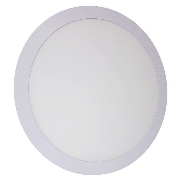 Plafon LED 25W Embutir Redondo Branco Frio
