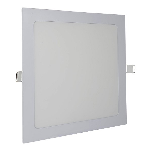 Painel de LED Embutir Quadrado Bivolt 18W Branco Frio