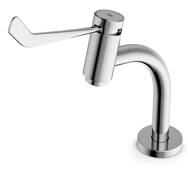 Torneira Banheiro Bancada Bica Baixa Celite Acesso - Cromado