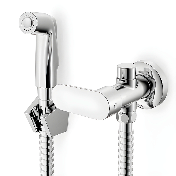 Ducha Higiênica com Registro e Derivação Celite Riviera - Cromado