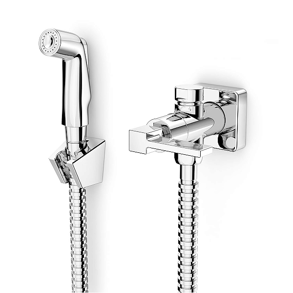 Ducha Higiênica com Registro e Derivação Celite Elite - Cromado