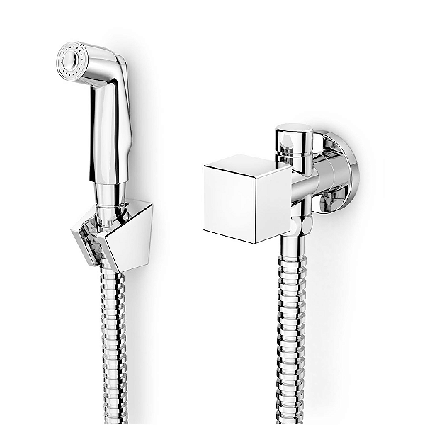 Ducha Higiênica com Registro e Derivação Celite Basic Plus - Cromado