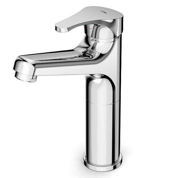 Torneira Monocomando Banheiro Bancada Bica Alta Celite Ecoline - Cromado