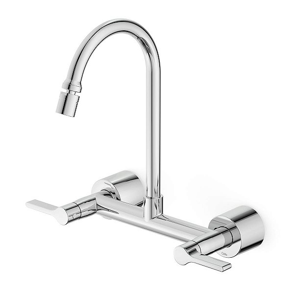 Torneira Misturador Cozinha Parede Bica Alta Celite Lix - Cromado