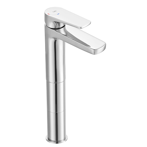 Torneira Monocomando Banheiro Bancada Bica Alta Celite Noronha - Cromado