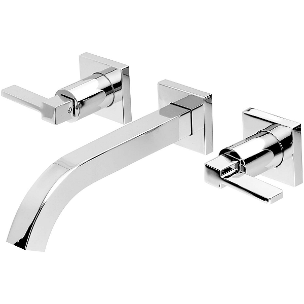 Torneira Misturador Banheiro Parede Bica Baixa Celite Elite - Cromado