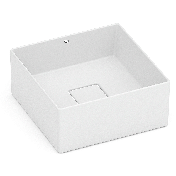 Cuba de Apoio Roca Terra 30 x 30 cm T3 - Branco Fosco