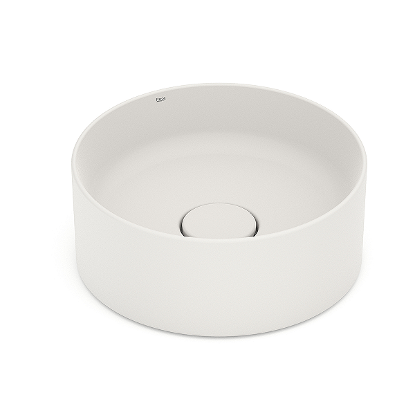 Cuba Redonda de Apoio Roca Terra 30 x 30 cm T1 - Bege