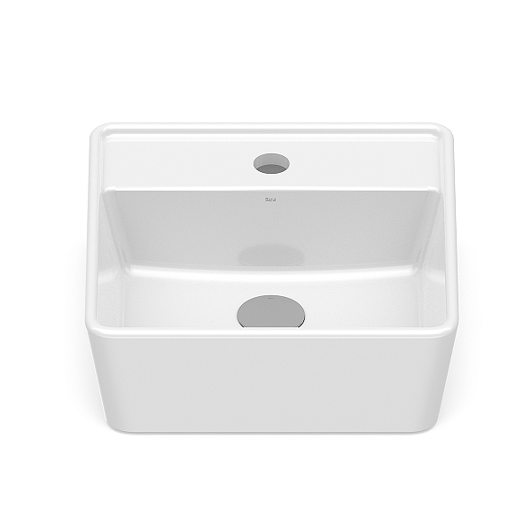 Cuba de Apoio com Mesa Roca Optica 35 x 35 cm CQ35 - Branco