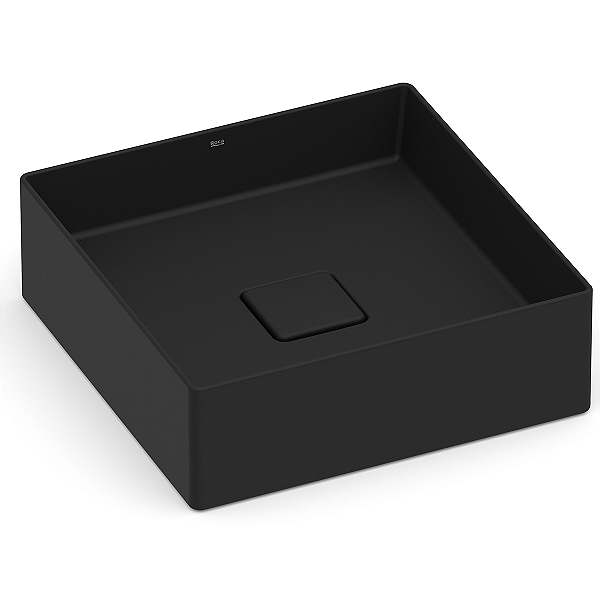 Cuba de Apoio Roca Terra 35 x 35 cm T4 - Preto Fosco